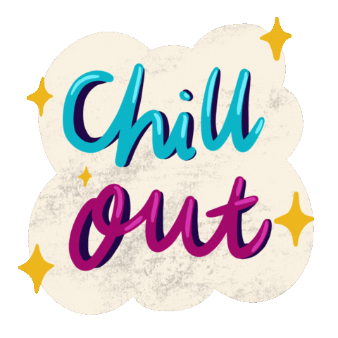 Chill Out Sticker by Dovetail