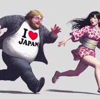 Japan Running After GIF