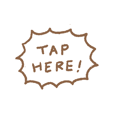 Tap Here Sticker by APPTOPI