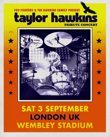 Taylor Hawkins Poster GIF by Foo Fighters