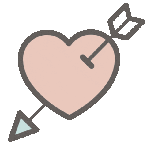 In Love Heart Sticker by Party Mamma / My Campus Online