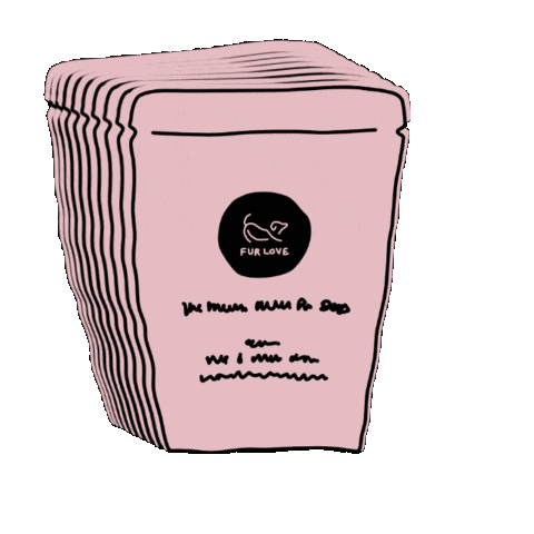 the fur love Sticker