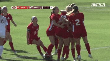 Soccer Celebration GIF by SIUE Cougars