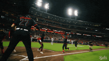 Walk-Off Celebration GIF by Cincinnati Reds