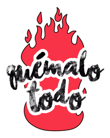 Fire Llamas Sticker by Mandhala