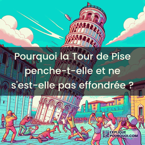 Tour De Pise GIF by ExpliquePourquoi.com