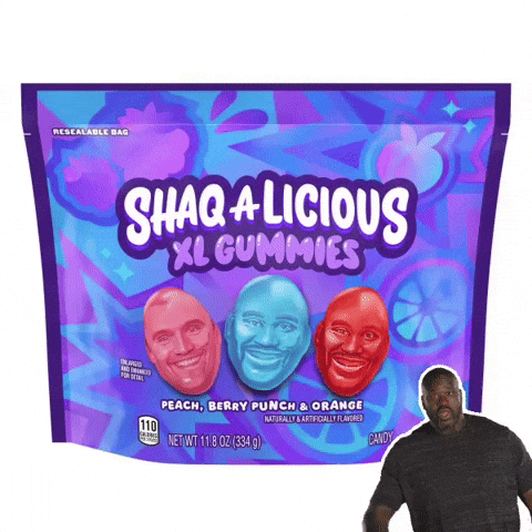 Gummies Shaq Attack GIF