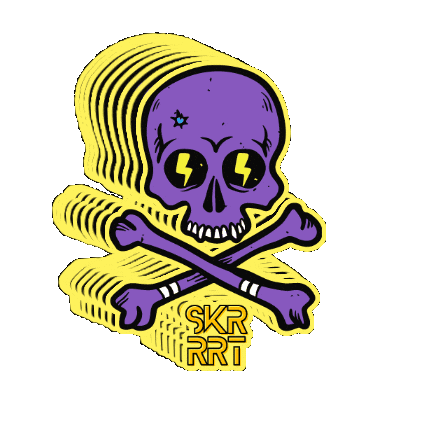 SKRRRT Sticker