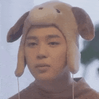 Dog Wink GIF by BTS 방탄소년단