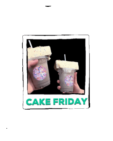 Cake Milkshake Sticker by OH MY CAKERY