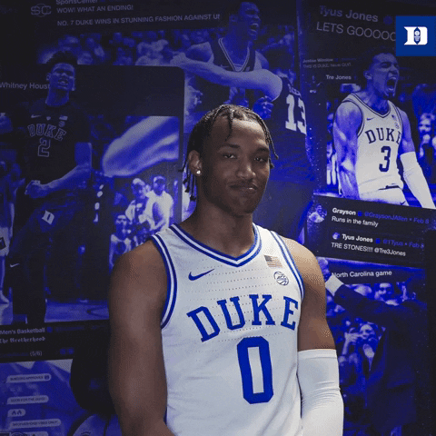 Duke University Sport GIF by Duke Men's Basketball