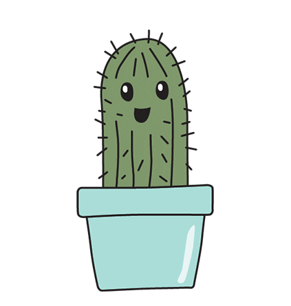 Happy Plant Sticker by wordfindersclub
