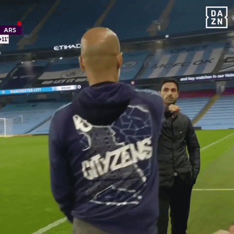 Manchester City Fist Bump GIF by DAZN - Find & Share on GIPHY