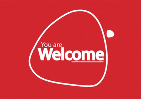 downsign red welcome greeting downsign GIF