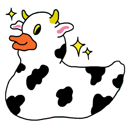 Rubber Duck Stars Sticker