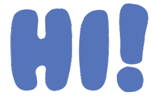 Hi Sticker by made different co