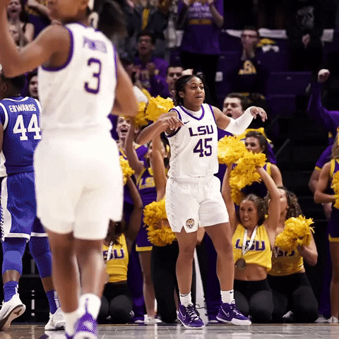 Lets Go Basketball GIF by LSU Tigers