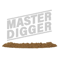 matjuse master excavator digger bagger Sticker