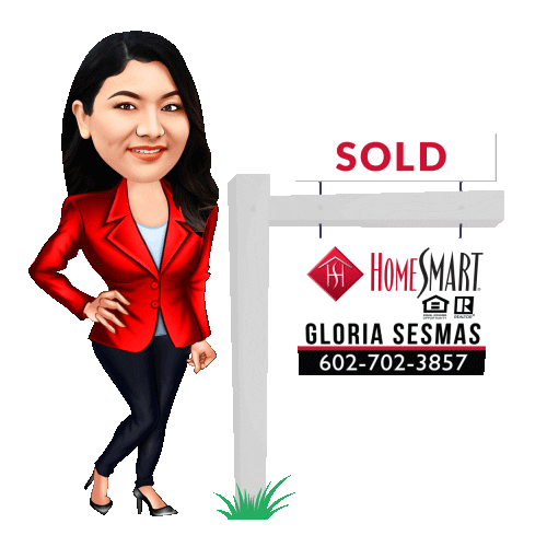 Gloriasellsaz Sticker by realestatebygloria