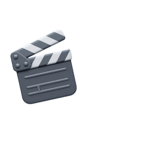 Behind The Scenes Clapperboard Sticker by klooktravel