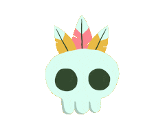 Skull Orkcamp Sticker by Orkestra