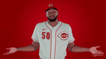 Amir Garrett Baseball GIF by Cincinnati Reds