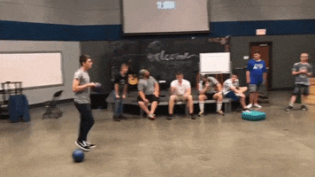 Dodgeball Face Plant GIF by Crossroads Church