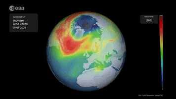 Ozone Layer Animation GIF by European Space Agency - ESA