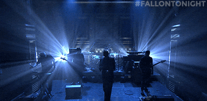 fallontonight singing band lights performance GIF