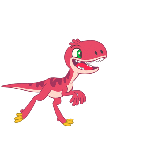 Dinosaur Sticker by Mundo Bita