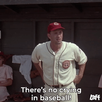 Theres No Crying In Baseball GIFs - Find & Share on GIPHY