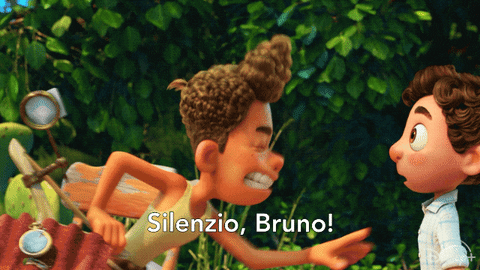 Silenzio, Bruno! Luca quotes.