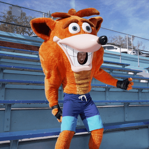 Turn Up Mascot GIF by Crash Bandicoot