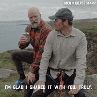 Sam Heughan Friends GIF by Men in Kilts: A Roadtrip with Sam and Graham