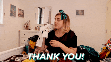 See Ya Thank You GIF by HannahWitton