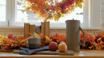 Coffee Fall GIF by Balsam Hill