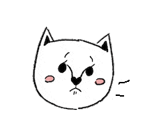 Hungry Cat Sticker by niusnews