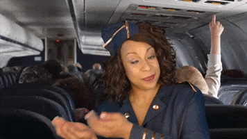 ComedianHollyLogan travel here right comic GIF