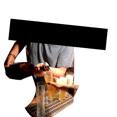 Bier Sticker by Damenspitz Wien