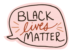 Black Lives Matter Blm Sticker by Leeza Writes