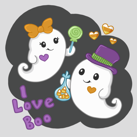 I Love You Halloween GIF by beckadoodles Find & Share on GIPHY