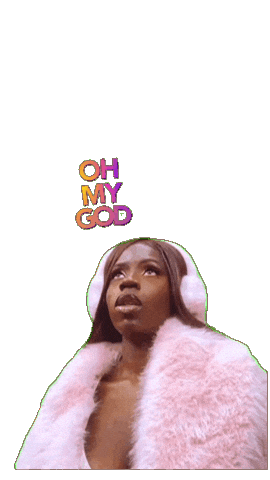 Pink Wow Sticker by Kiara Jones