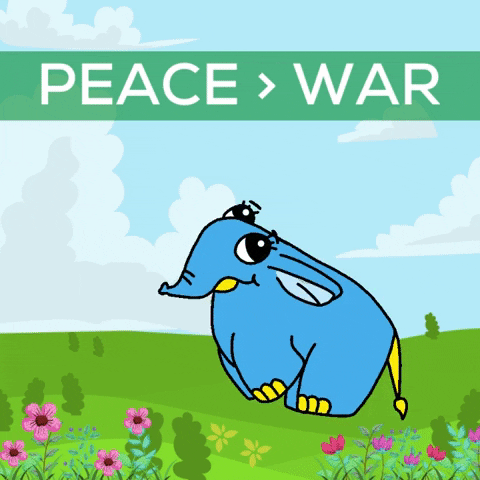 War Peace GIF by Digital Pratik - Find & Share on GIPHY