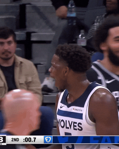 Nba Smile GIF by Minnesota Timberwolves