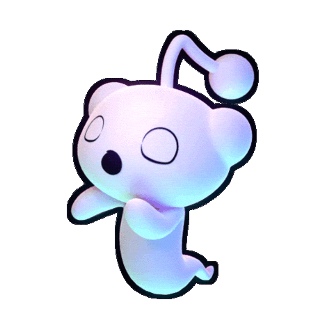 Halloween Ghost Sticker by Reddit