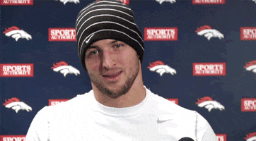 tim tebow look GIF