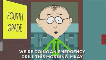 Mr Mackey Drill GIF by South Park