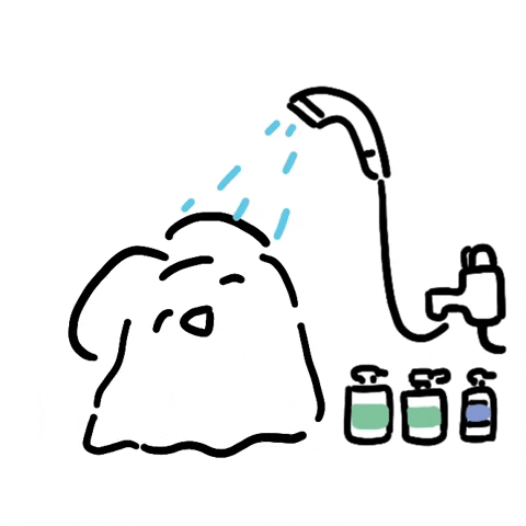 hennousagi bath hennousagi annafish 奇葩兔 GIF
