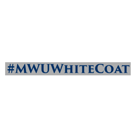 Whitecoat Mwu Sticker by Midwestern University