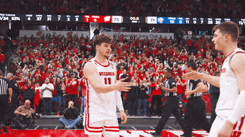 College Basketball Win GIF by Wisconsin Badgers
